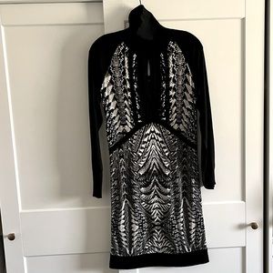 Roberto Cavalli turtle neck dress sz 42 (M/6)